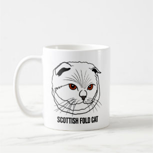 Skotsk Fold Kattmugg Kaffemugg