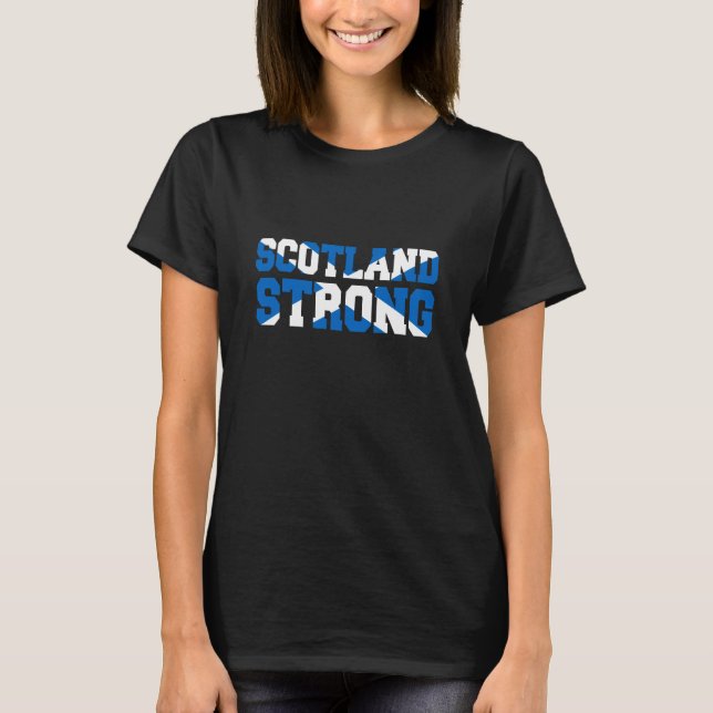 Skotsk folkomröstning om Skottland Tee Shirt (Framsida)