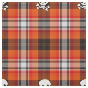Skotsk gotgiskt plaid-tryckväv tyg