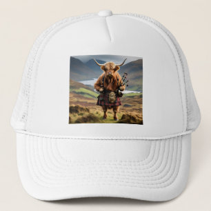 Skotsk Highland Cow Bagpiper, Keps