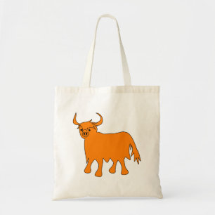 Skotsk Highland Cow tobag-bild Tygkasse