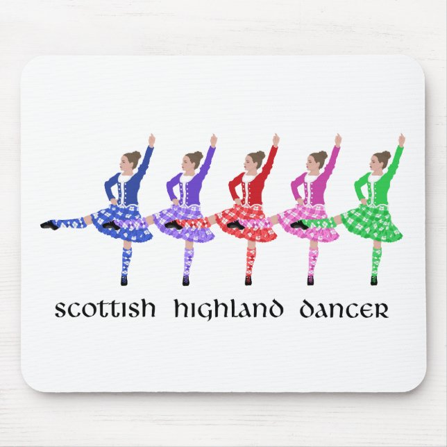 Skotsk Highland Dance Line Musmatta (Framsidan)