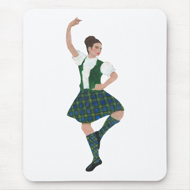 Skotsk Highland-dansare Campbell Musmatta (Framsidan)