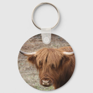 Skotsk Highlander Nyckelring