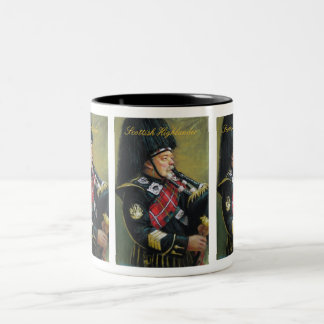Skotsk Highlander Två-Tonad Mugg