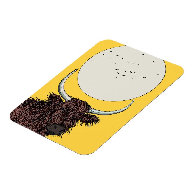 Skotsk Highlandko Magnet (Vänstra Sidan)