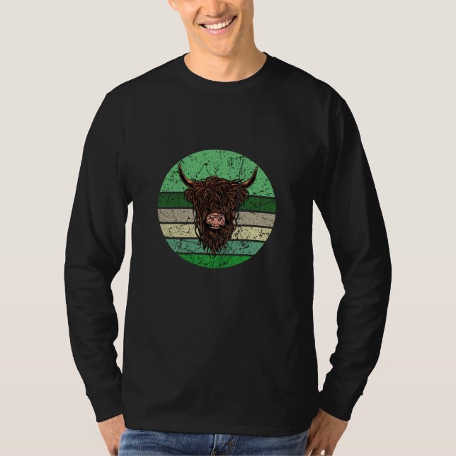 Skotsk Highlandko T Shirt (Framsida)