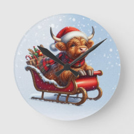 Skotsk högland, tomko i slam rund klocka