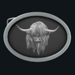 Skotsk höglands- ko i svartvitt<br><div class="desc">Skotska höglands- kor är det mest furriest, mest hårig, mest loveable nötkreatur som strövar omkring Skottland backar. Mig som är prickig denna lite kamrat, när jag filmade i Kintyre, Skottland. Stunden som hans bröder betalade ingen heed till kameran, denna lite kommande beastie som hölls är upp till, stjärnan av showen....</div>