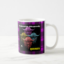 Skotsk höglands- ko. Moohemian extas Kaffemugg