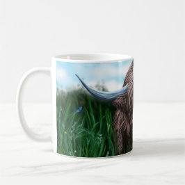 Skotsk höglands- komålning kaffemugg