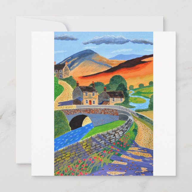 Skotsk höglandsinbjudan inbjudningar (Baksida)