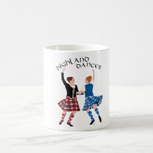 Skotsk högländsk dan Reel Kaffemugg