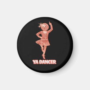 Skotsk humor rolig dansare Grattis Magnet