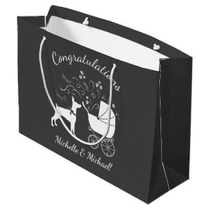 Skotsk Hund Baby Shower Puppy Scottish Terrier Grå