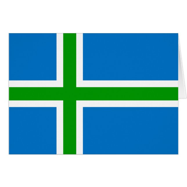 Skotsk (inofficiell) Skotska högländernaflagga, Hälsningskort (Framsidan Horizontal)