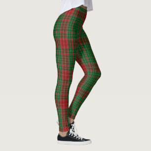 Skotsk jul Tartan Women's Winter Leggings