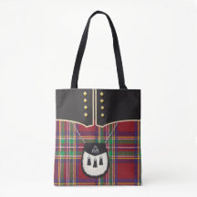 Skotsk kilt tote