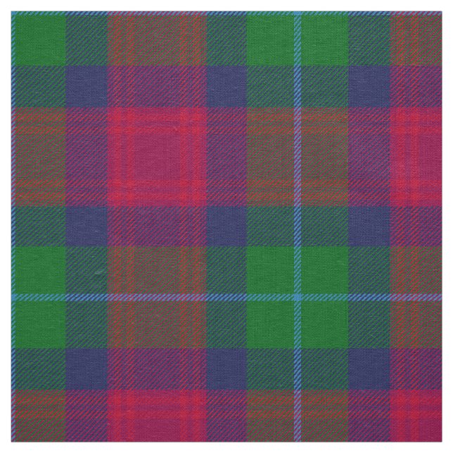 skotsk Klan Akins Tartan Play Tyg (Prov)