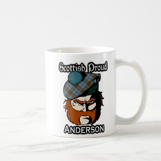 Skotsk klan Anderson Tartan skotsk Kaffemugg (Höger)
