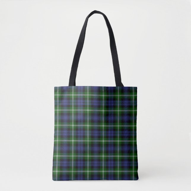 skotsk Klan Baillie Modern Tartan Play Tygkasse (Framsida)