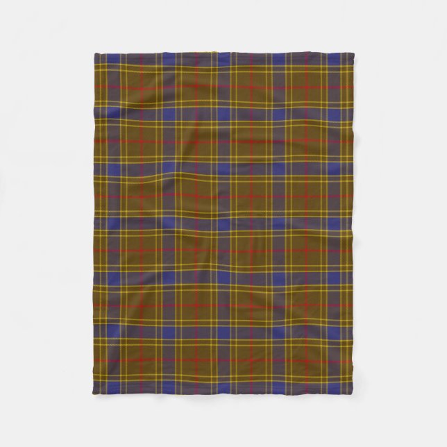 Skotsk Klan Balfour Tartan Play Fleecefilt (Framsidan)