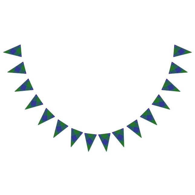 Skotsk klan Barclay jakt-tartan Vimplar (Alla)