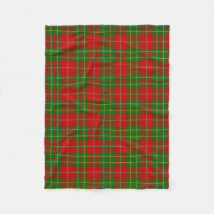 Skotsk Klan Burnett Tartan Play Fleecefilt