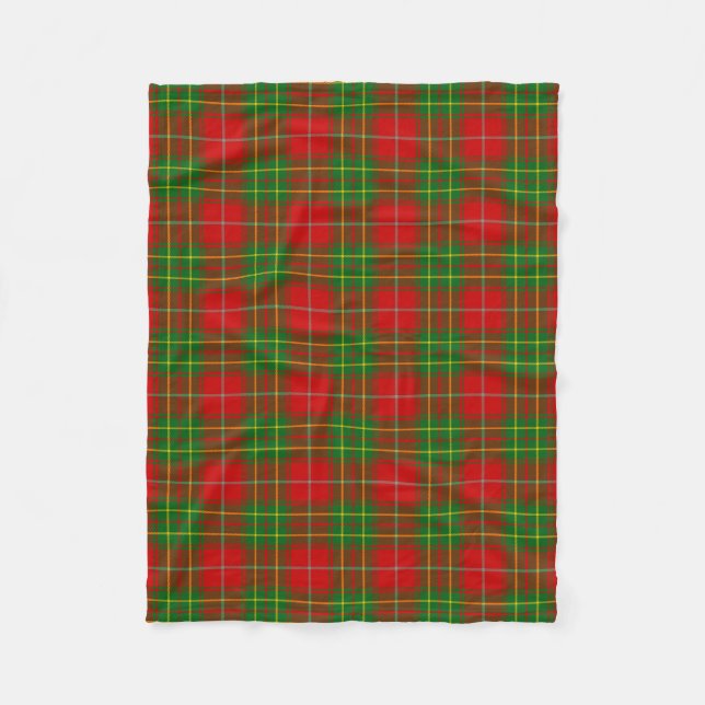 Skotsk Klan Burnett Tartan Play Fleecefilt (Framsidan)