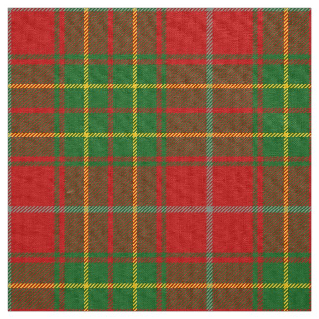 Skotsk Klan Burnett Tartan Play Tyg (Prov)