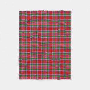 Skotsk Klan Burrell Tartan Play Fleecefilt