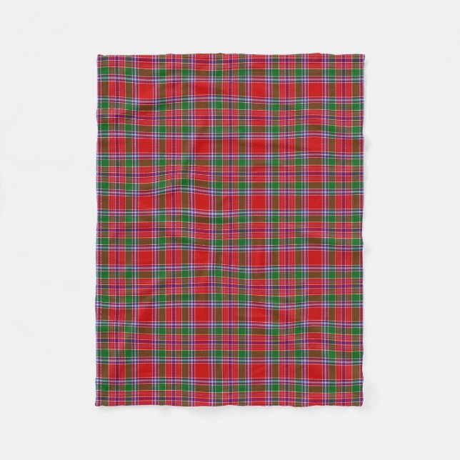 Skotsk Klan Burrell Tartan Play Fleecefilt (Framsidan)