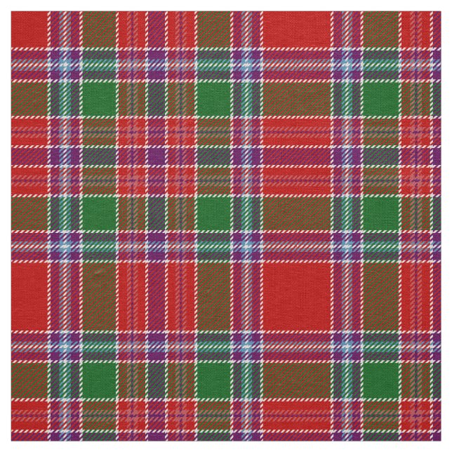 Skotsk Klan Burrell Tartan Play Tyg (Prov)
