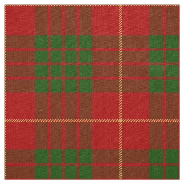 Skotsk Klan Cameron Tartan Play Tyg (Prov)