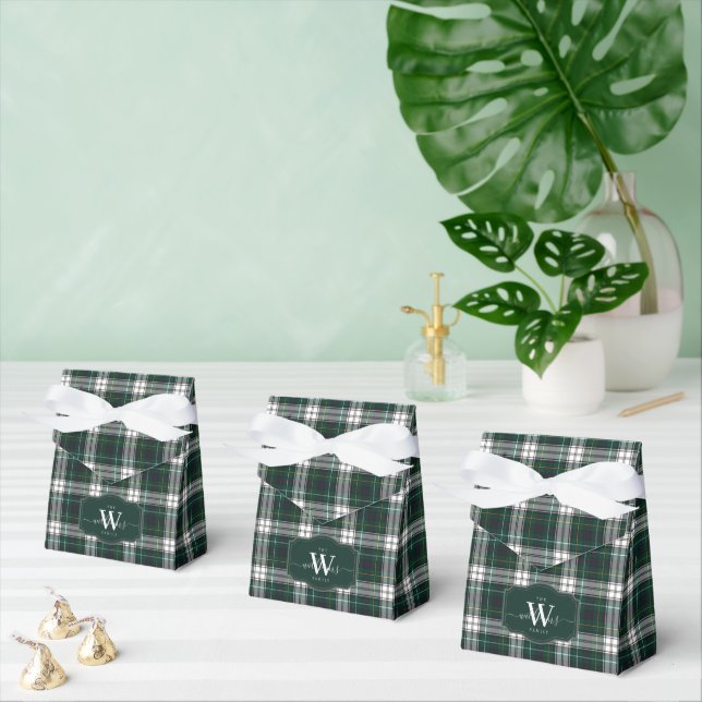 Skotsk klan Campbell klänning tartan monogram Presentaskar (Multipel)