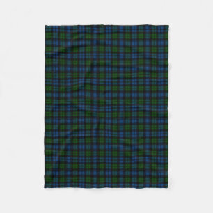 Skotsk Klan Campbell Militär Tartan Plaid Fleecefilt
