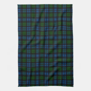 Skotsk Klan Campbell Militär Tartan Plaid Kökshandduk