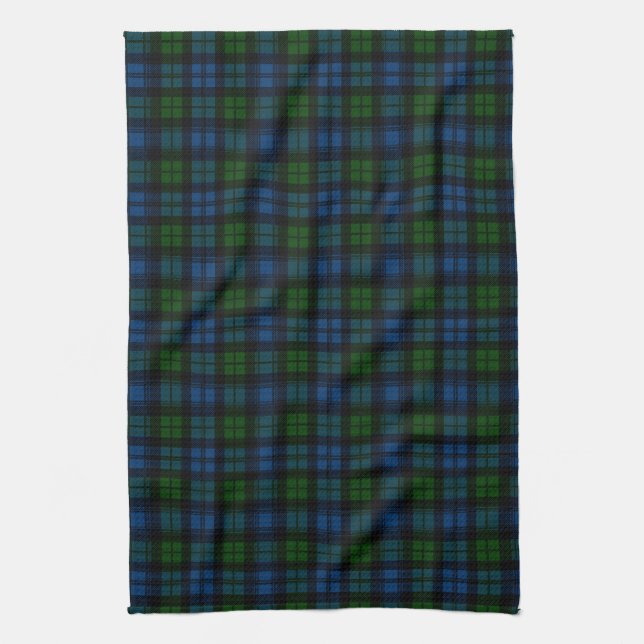 Skotsk Klan Campbell Militär Tartan Plaid Kökshandduk (Vertikal)