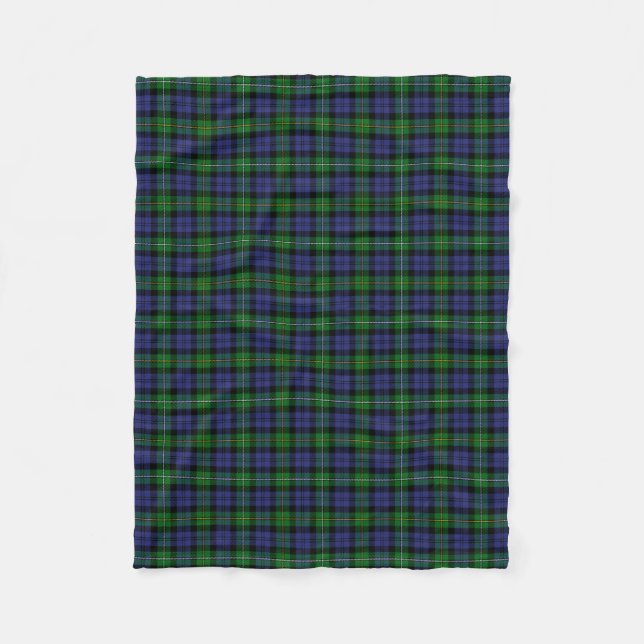 Skotsk Klan Campbell of Loudoun Tartan Play Fleecefilt (Framsidan)