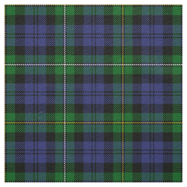 Skotsk Klan Campbell of Loudoun Tartan Play Tyg (Prov)