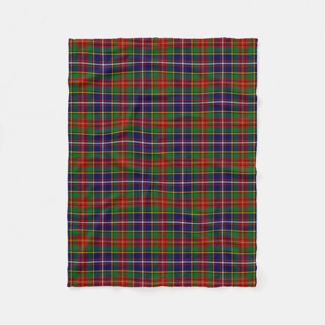 Skotsk Klan Crozier Tartan Play Fleecefilt (Framsidan)