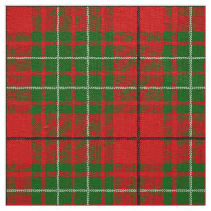 Skotsk Klan Cumming Tartan Plaid Tyg