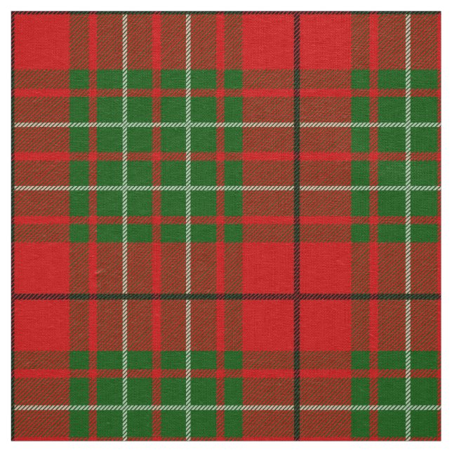 Skotsk Klan Cumming Tartan Plaid Tyg (Prov)