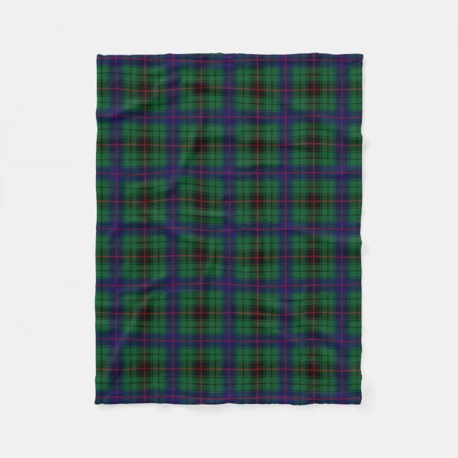 Skotsk Klan Davidson Tartan Play Fleecefilt (Framsidan)