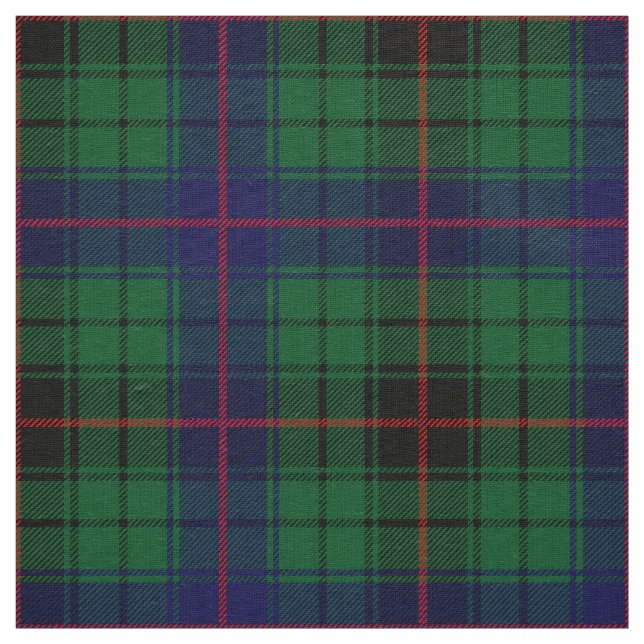 Skotsk Klan Davidson Tartan Play Tyg (Prov)