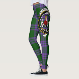Skotsk Klan Elphinstone Vapensköld Tartan Kvinnor Leggings