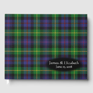 skotsk Klan Farquharson Tartan Play Bröllop Gästböcker