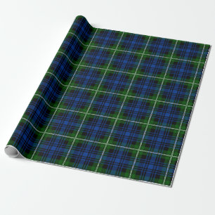 Skotsk Klan Forbes Tartan Play Presentpapper