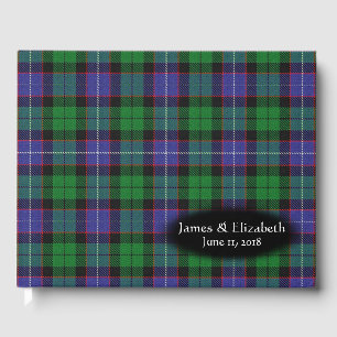 skotsk Klan Galbraith Tartan Play Bröllop Gästböcker