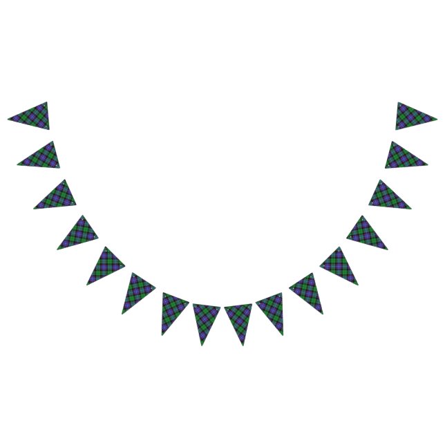 Skotsk Klan Galbraith Tartan Vimplar (Alla)